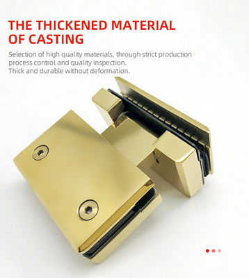 Modern Design 180 Degree Brass or Stainless Steel Glass Hardware Bathroom Door Shower Lifting Hinge