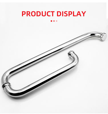 Interior Sliding Glass Door Pull Handle in SS 304 Stainless Steel with Polished Finish