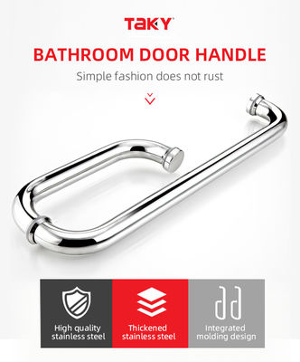 Interior Sliding Glass Door Pull Handle in SS 304 Stainless Steel with Polished Finish