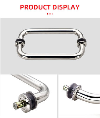 Durable Aluminum Double Sided Glass Door Pull Handles for Out Door Applications