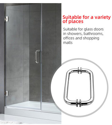 Durable Aluminum Double Sided Glass Door Pull Handles for Out Door Applications