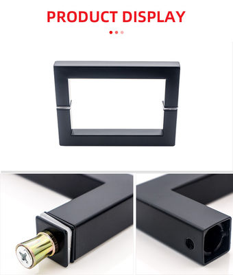 Door Window Handles Stainless Steel Sliding Pull Square Shower Glass Door Handle