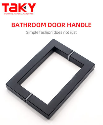 Door Window Handles Stainless Steel Sliding Pull Square Shower Glass Door Handle