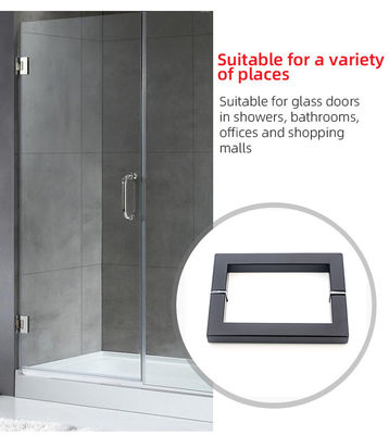 Door Window Handles Stainless Steel Sliding Pull Square Shower Glass Door Handle
