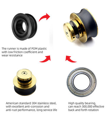 Sliding Door System Hardware Highly Resistant to Corrosion and Smooth Operation