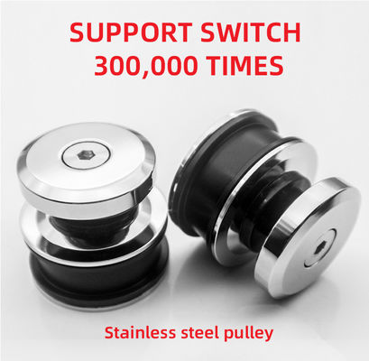 Modern Design Stainless Steel Sliding Door System Hardware for 10-12mm Thick Safe Glass