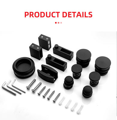 Sliding Glass Door Fittings Set for Hotel Shower Enclosure Frameless Glass Barn Door