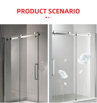 Stainless Steel Glass Sliding Door Accessories Square Type Durable and Budget-friendly