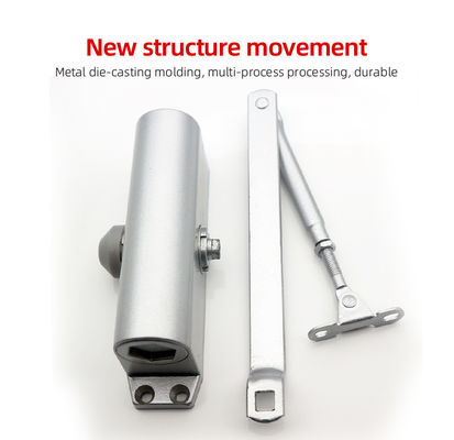 45-65 KG Bearing Capacity Aluminum Automatic Door Closer with 2 Speeds and Consumption