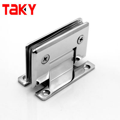 Stainless Steel 90 Degree Glass Shower Hinge Brass Shower Door Pivot Hinge for Bathroom Glass Screen Hinges