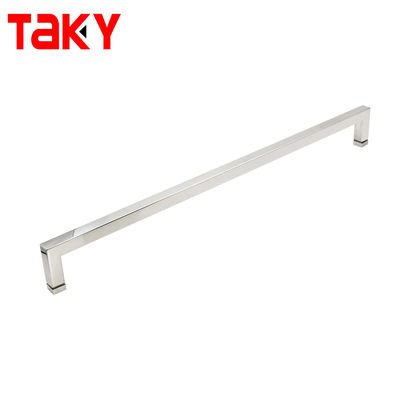 Stainless Steel Shower Room Glass Door Square Long Polished Sliding Glass Door Handle