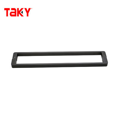 Contemporary Black Stainless Steel Bathroom Door Handle Glass Shower Handle