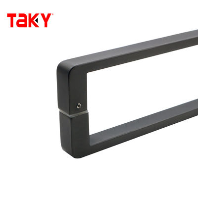 Contemporary Black Stainless Steel Bathroom Door Handle Glass Shower Handle