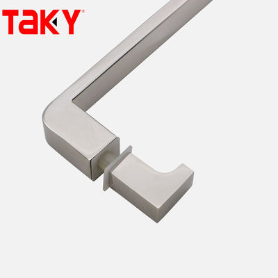 Customized Polish Handle Bathroom Glass Door Handle Stainless Steel Glass Door Pull Handle