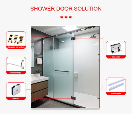 Clear PVC Shower Door Seal Strip 10mm Transparent Black