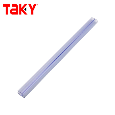 Clear PVC Shower Door Seal Strip 10mm Transparent Black