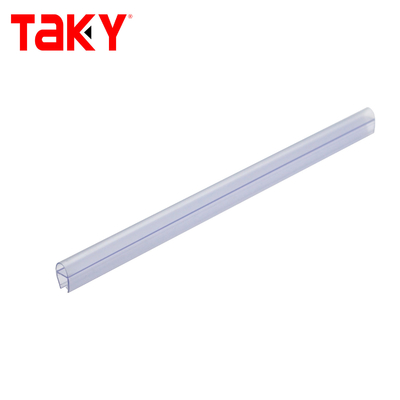 Clear PVC Shower Door Seal Strip 10mm Transparent Black