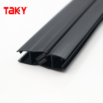 Clear Bottom PVC Shower Door Seal Strip 8-10mm Weatherproof