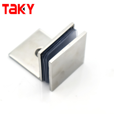 Glass to Wall Bathroom Clip Square Clamp 90 Degree Connect Glass Clip