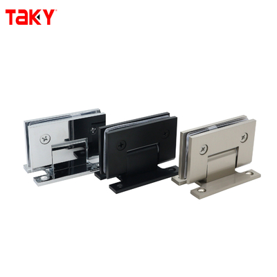Supplier 90 Degree Wall Mounting Framed 8-12mm Glass Shower Door h Plate Hinge