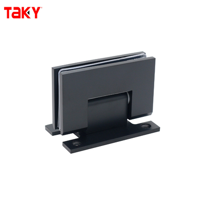 Modern Shower Door Connected Frame 90 Degree Black Stainless Steel Glass Door Hinge