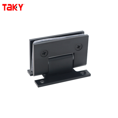 Modern Shower Door Connected Frame 90 Degree Black Stainless Steel Glass Door Hinge