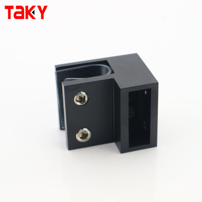 F Shape Wall Mount Bathroom Shower Screen Hardware Connector Clamp