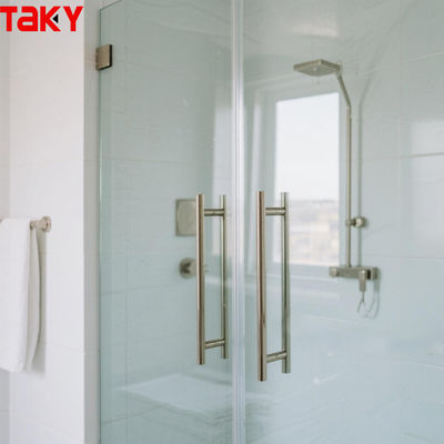 SSS Stainless Steel Bathroom Long Double Sided Glass Door Pull Handle