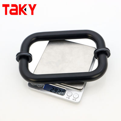 Round Matte Black Shower Glass Door Handle Glass to Glass Shower Door Handle