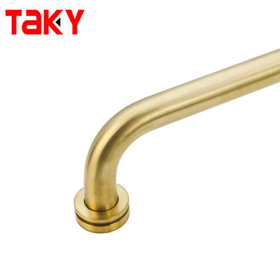New Style Gold Towel Bar Single Sided Stainless Steel Shower Glass Door Handle
