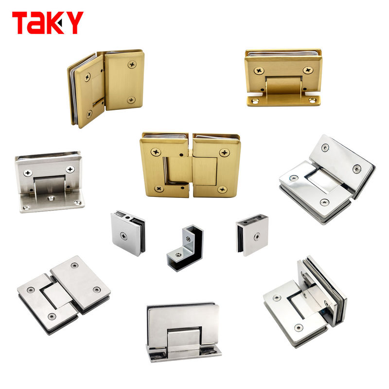Long Life Stainless Steel Hinges for Glass to Glass Door Shower Screen Customization