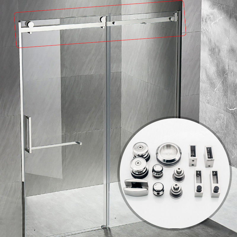 Sliding Accessories Shower Hardware Fitting for Framelsss Glass Doorswer Door Kit