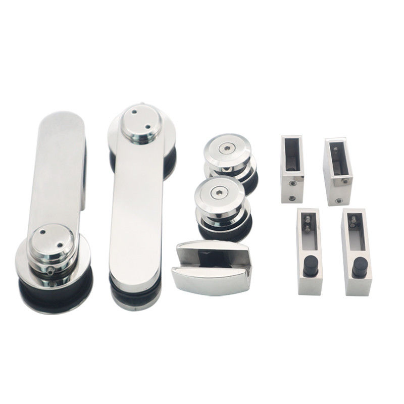 Stainless Steel Double Door Side Cabin Accessories Square Stabilizing Bar Shower Sliding Fitting