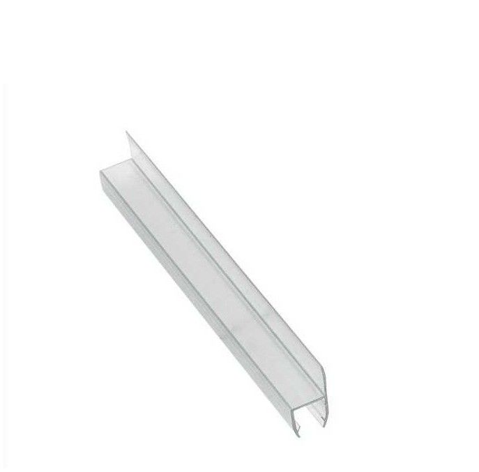 Sliding Glass Shower Door Seal with 180 Degree Transparent PVC and Long Lift Function