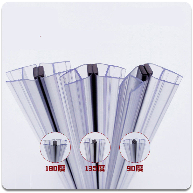 Transparent Glass Doors Design Waterproof Glass Shower Door Seal Strip for 6-12MM