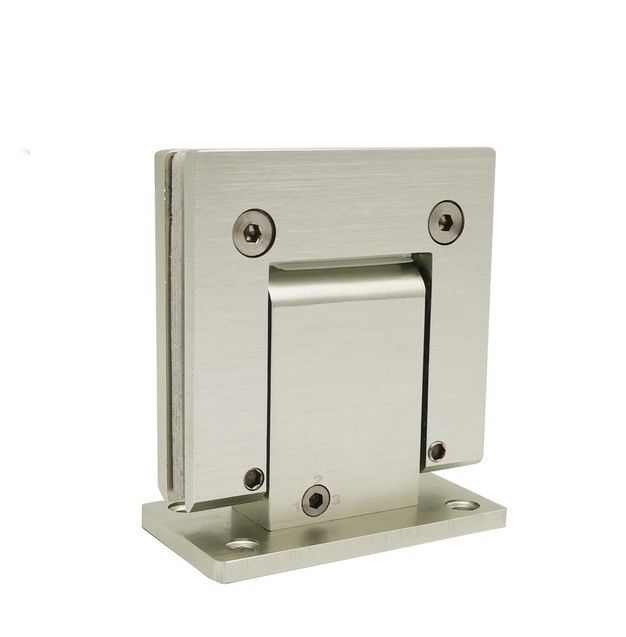 90 Degree Hydraulic Shower Hinge for Normal Bathroom Glass Door in Sliver Aluminium