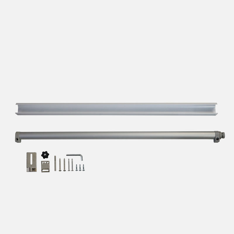 30-80kg Silver Printing Frameless Glass Sliding Door Automatic Closer Pneumatic Slide Back