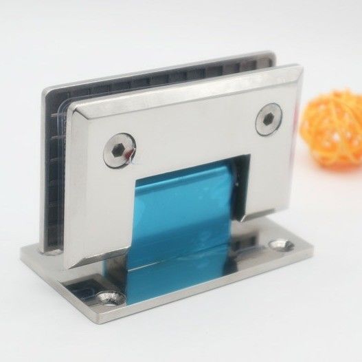 Square Bevel Stainless Steel Glass to Wall Shower Door Hinge for 800-1000MM Door Width