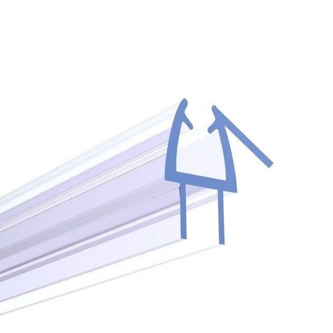 Modern Design 8-12mm Clear PVC Water Seals Strip for Shower Screen Long Lift Function