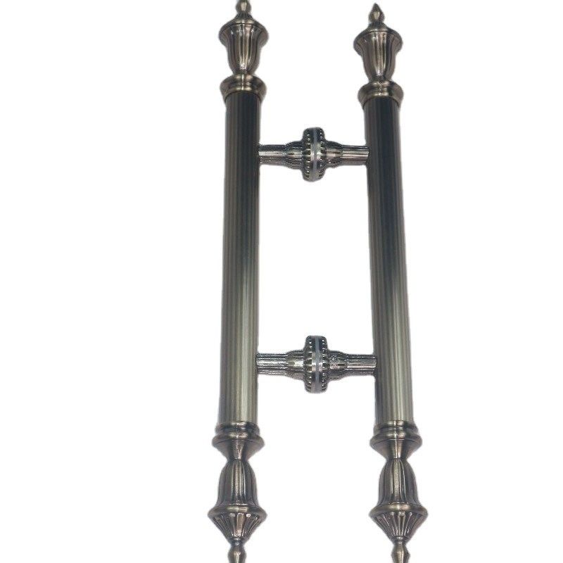European Brass Door Handle 201 Tube and Zinc Allot Head American Gold Room Luxury