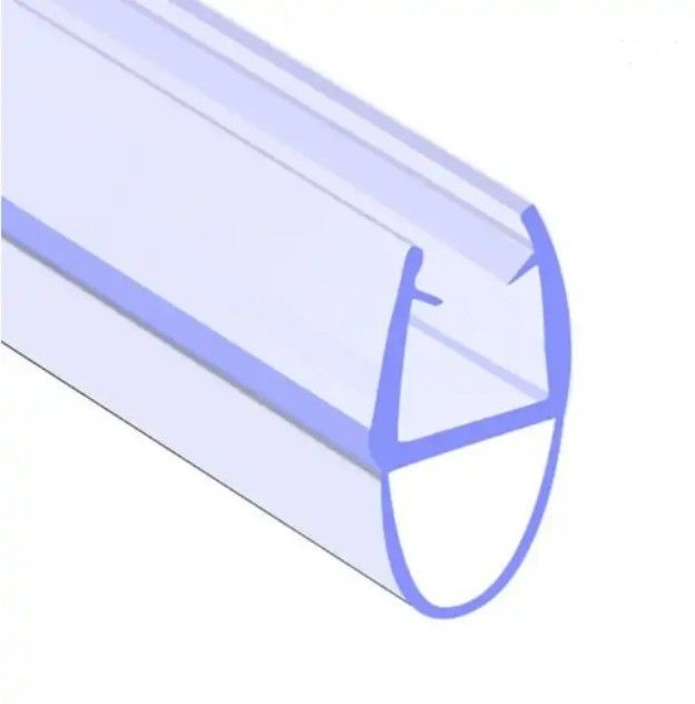 6-12mm Transparent Glass Shower Door Sweep Waterproof Strips with Long Lift Function