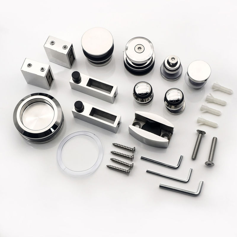 Square Appearance Style Glass Sliding Door Fittings for Trader Glass Door Hardware