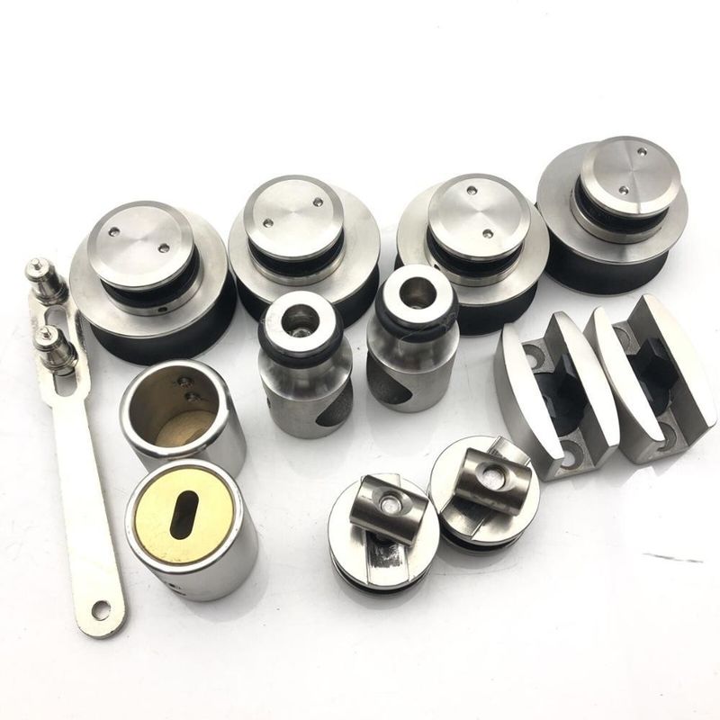 Sliding Door Fitting for 12MM Glass Modern Round Shape Bar Glass Shower Door Hardware