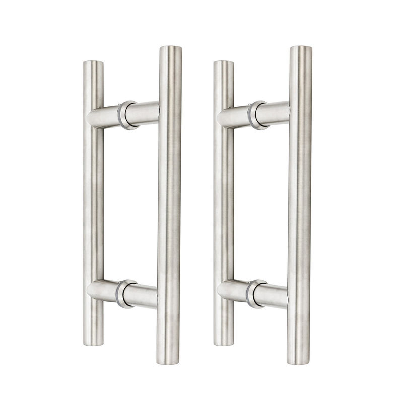 24 Inch Stainless Steel Tempered Glass Push Pull Handle for Door in Hotel Shower Room