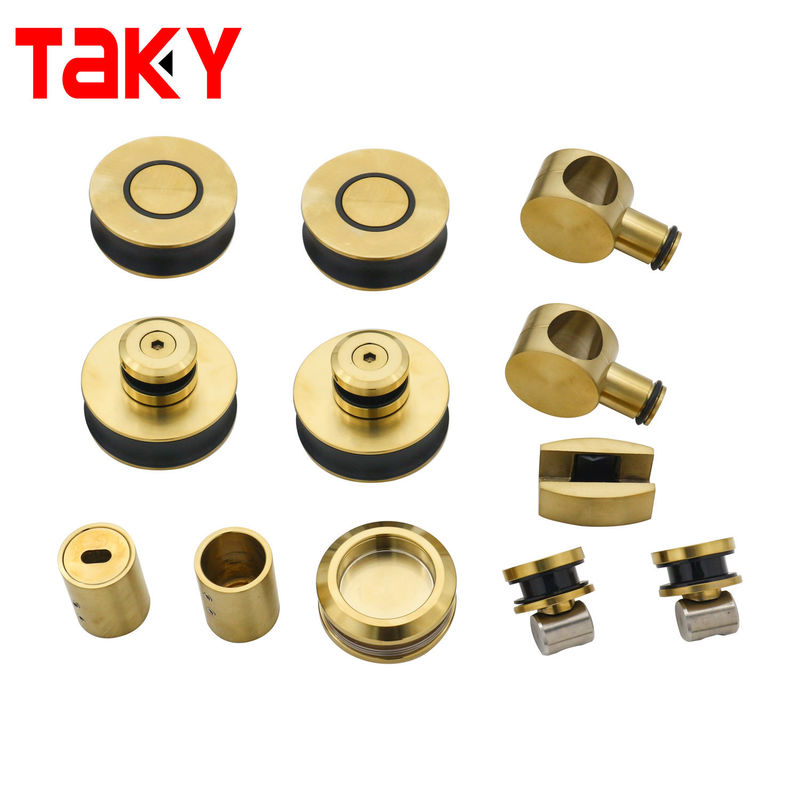 Sliding Golden Bathroom Fittings Accessories Kit for Door Satin/Polish/Matt Black Finish