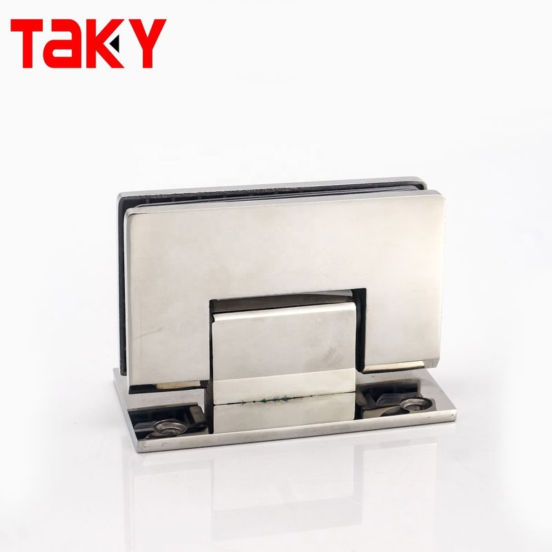 H PLATE Stainless Steel Brass Frameless Pivot Wall Mounted Shower Glass Door Hinge