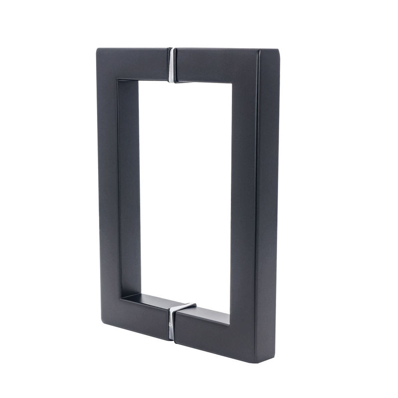 Stainless Steel Square Shower Door Handle 6 "8" Back to Back for Modern Hotel Design