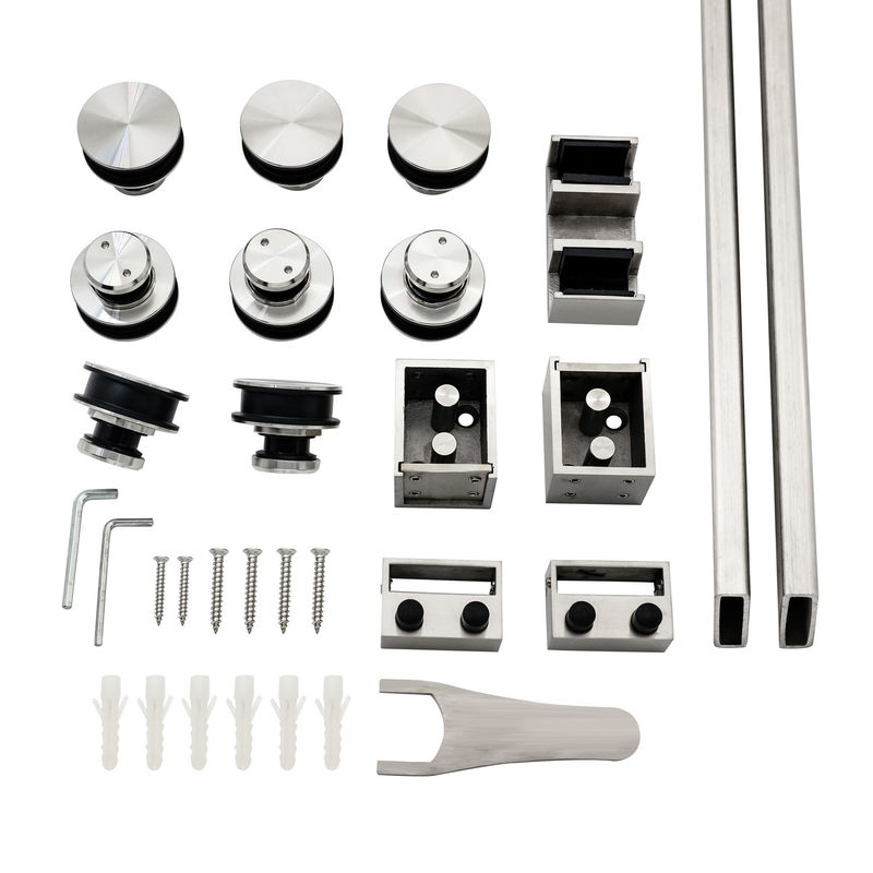 Highly Resistant to Corrosion 304 Stainless Steel Frameless Shower Sliding Door Hardware
