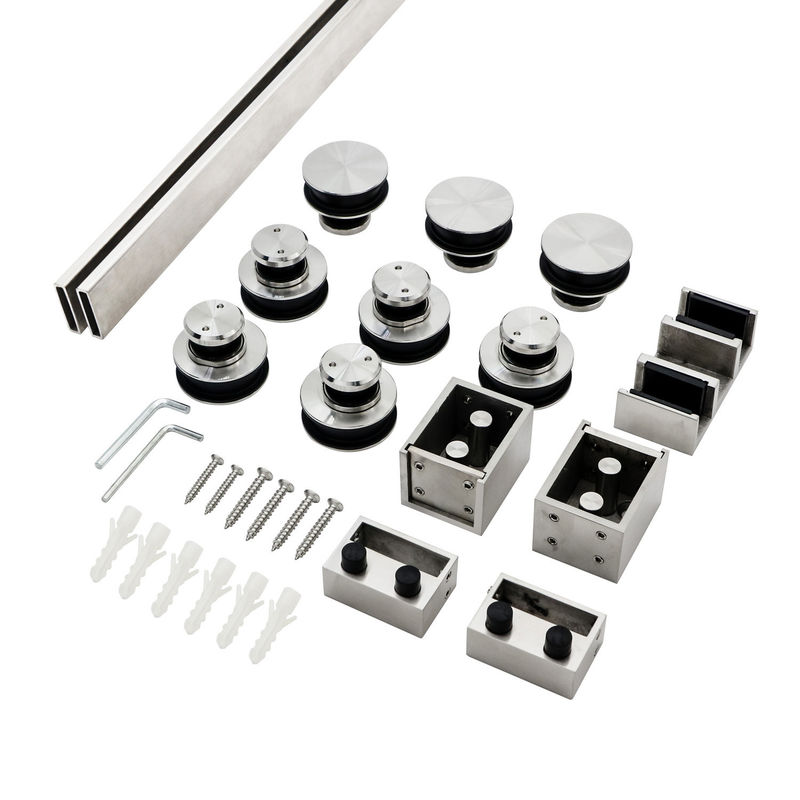 SSS/PSS Modern Sliding Shower Door Square Double TRACK for Home Bathroom Accessories