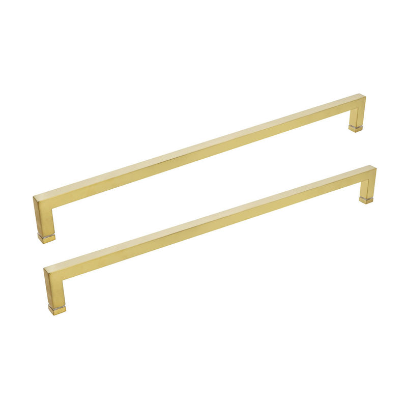 Customized Design Square Glass Pull Big Handle for Shower Door in Polish/Satin Finish